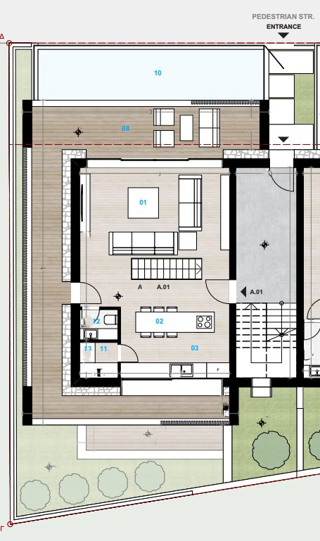 Residence 01 — floor plan