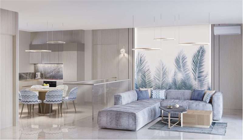Residence 01 — interior render
