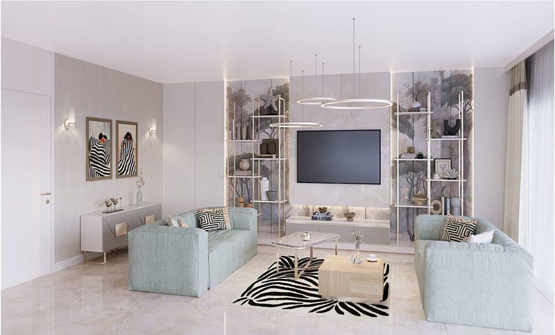 Residence 03 — interior render