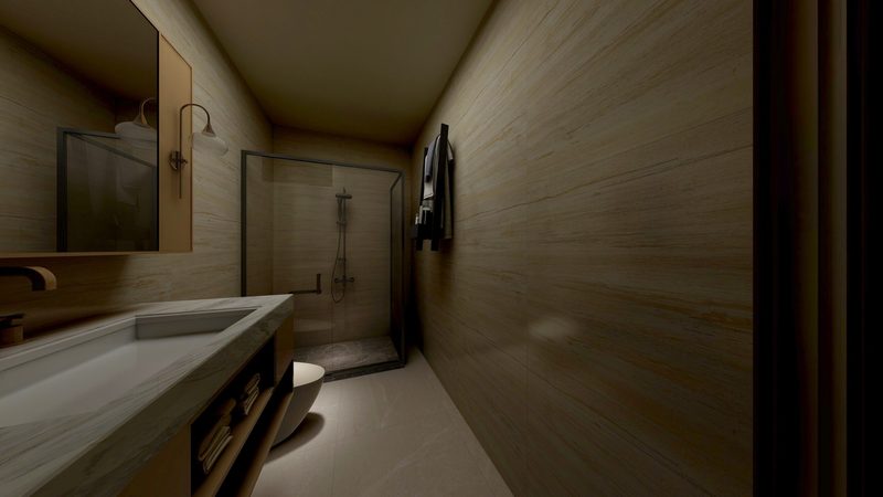 Residence 01 — interior render