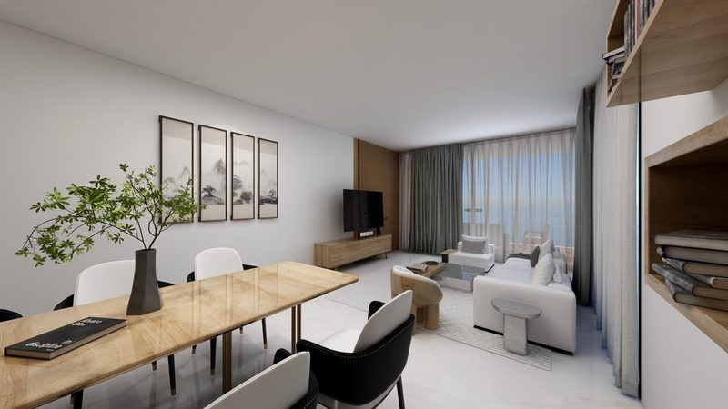 Residence 02 — interior render