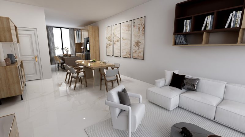 Residence 03 — interior render