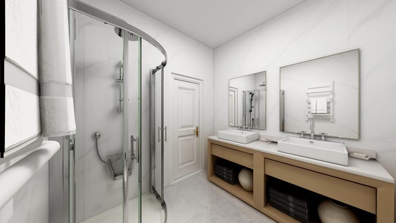 Residence 04 — interior render